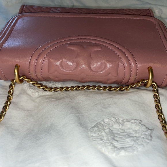 Tory Burch Small Fleming Convertible Shoulder Bag - Magnolia - Picture 5 of 8